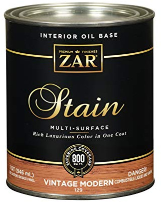 ZAR 12912 Wood Stain, Aged Varnish/Amber
