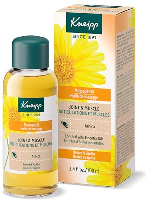 Kneipp Joint & Muscle Arnica Massage Oil - 3.4 fl oz - Good for Achy Joints & Sore Muscles - Vegan