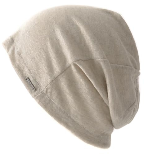 CHARM 100 % linne herr- och dammössa, sommarslouch-keps tillverkad i Japan, lätt känslig lädermössa, färsk kemisk kirurgisk mössa, Smutsig vit, one size
