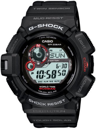 Casio Men's G9300-1 Mudman G-Shock Shock Resistant Multi-Function Sport Watch