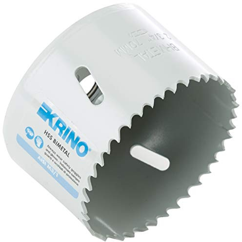 Krino 2106007000 scies cloche bimétal HSS à denture variable, gris, 70 mm