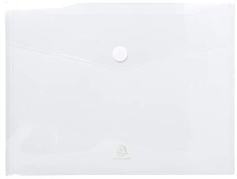 Exacompta 56421e påse med 5 A4 löshäftapparater med kardborreband, 24 x 31,5 färglös