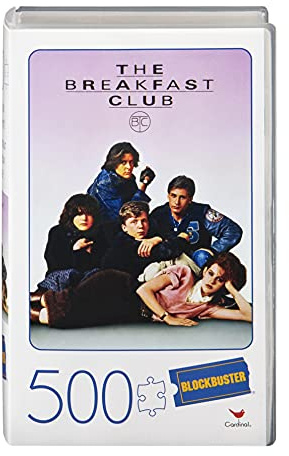 Spin Master Games 500-Piece Puzzle in Plastic Retro Blockbuster VHS Video Case, The Breakfast Club