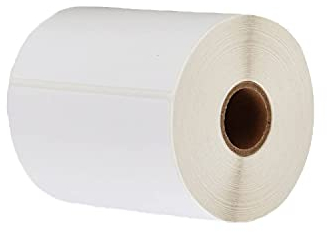 LEYF für 100 mm x 150 mm - 1 Rolle Pack-Etikett x 370 St. Je Rolle = 370 Label, Selbstklebend, Kompatibel für Dymo Labelwriter & Seiko Etiketettendrucker
