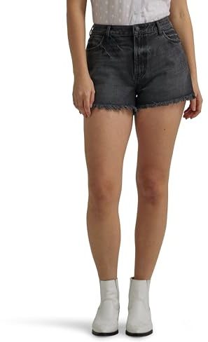 High-Rise Vintage Denim Short, Moonlight, 12