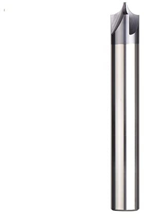 STORKY 1 Stück Innenradius-Fasenwerkzeuge 4–14 mm Entgraten Vollhartmetall-Schaftfräser CNC-Fräser 90 Grad beschichteter Fasenfräser (Color : ICP4F-R2.5-H6)