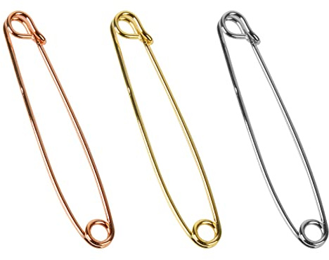 Larcele 3PCS Herren Kragen Bar Set mit Silber-Ton Gold-Ton klassische Beschichtung Stile Hemden Krawatte Pins Revers Stick Kragen Brosche NSLJJ-02 (Pin Stil)