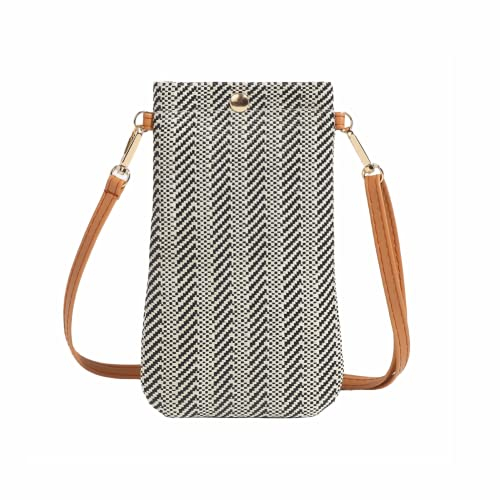 Dasellfa Borsa Porta Cellulare Tracolla, Porta Cellulare da Collo, Mini Borsa a Tracolla Cinghie Regolabili Staccabili, Borsa Tracolla Donna Piccola
