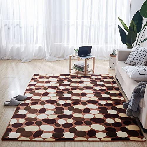 Tappeti Design Teppich rutschfest waschbarer 160 X 230 cm Moderne Kiesel für Balkon Terrasse Wintergarten, Küche Esszimmer 160 * 230cm