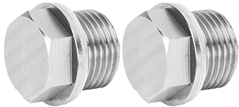 Yctze 1 Paar Ölablassschraube mit 2 Stück Unterlegscheibe Edelstahl S M18x1,5 Edelstahl Magnetische Ölablassschraube Ersatz für und CRV Car Engi
