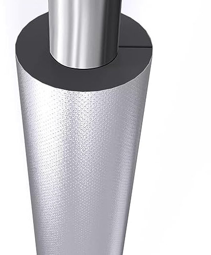 Rohrisolierung isolierung Wasserrohr Isolierfolie Für Kaltes Wetter Im Freien, Aluminiumfolien Schaumrohrisolierung Selbstklebende Schutzabdeckung Für Kupferrohre ( Color : Inner Dia , Size : 16mm(3/5