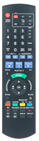 N2QAYB000471 New Replacement Remote Control fit for Panasonic DVD Recorder DMR-EX645 DMR-EX84 DMR-EX93 DMR-EX96 DMREX645 DMREX84 DMREX93 DMREX96