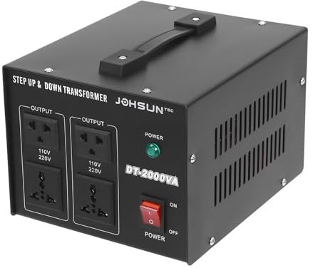 2000 Watt Trasformatore di tensione da 220 V a 110 V Convertitore,2000 VA Trasformatore toroidale Step-up/down Voltage Converter