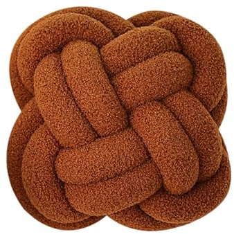 Herfair Knotenkissen Knotenkugelkissen 30cm Ultra Weiche Dekokissen Deko Aesthetic Wurfkissen für Couch Bett,Plüschkissen für Kinderzimmer Schlafzimmer Deko
