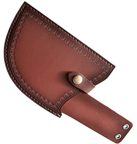 Zerodeko Protector Réutilisable Pour Couteaux De Cuisine Étui Cuir Synthétique Résistant Pour Lame Ronde Garde-couteau Antidérapant Protège-couteaux Pratique Pour Usage Domestique