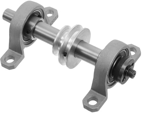 Uonlytech Mandrin Broche Scie à Table Poulie Acier Multifonction pour Outils de Coupe Bois Portables, Accessoires Machine Découpe Rotative, Usage Professionnel et Atelier