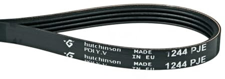 VIOKS Courroie trapézoïdale de rechange pour Beko 2816750100 WM5100W Poly-V 1244PJ4E pour machine à laver