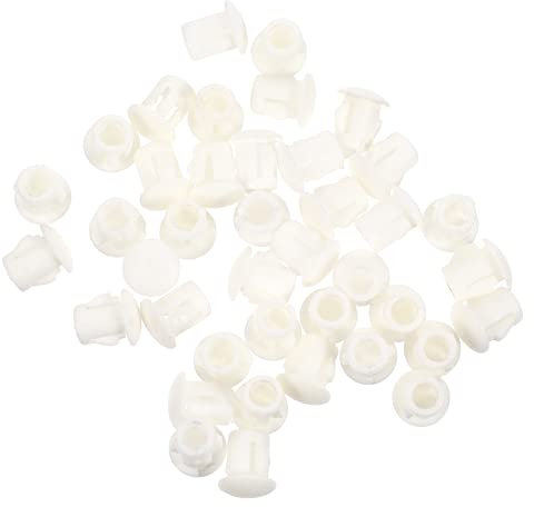 HAWILLOSCH Tappi Per Fori Di Bloccaggio A Scatto Per Mobili in Acciaio 100 Pezzi Senza Bisogno Di Attrezzi