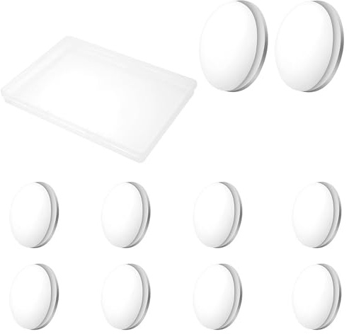 MYLERCT 10 Pezzi Pesi per Tende da Interno, Pesetti per Tende, Singolo 30g Magneti per Tenda Peso, senza Attrezzi Calamite Tenda Doccia Pesi, per Tende da Doccia, Lenzuola, Tovaglie