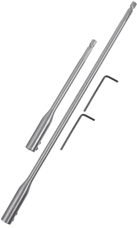ORFOFE Drill Bit Extension Set Expander Bar Kit with Wrenches for Turners Carpentry Mechanics Construction Use