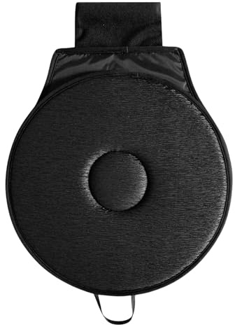 fatiaou Coussin De Siège Rotatif À 360 °, Coussin De Support pour Siège Auto Tournant | Confortable Et Respirant pour Seniors Hommes Âgés Camion SUV Véhicule Salon Bureau 40x40cm