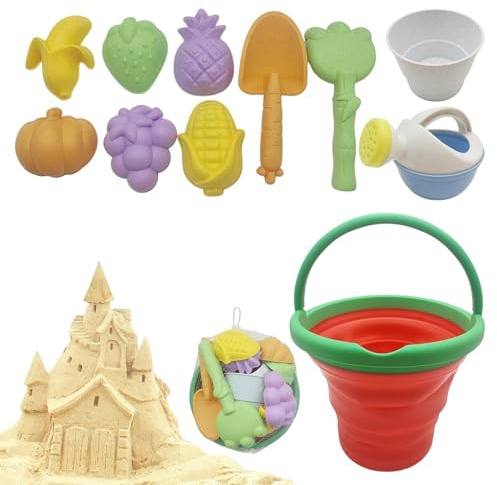Générique - und Sandformen-Set für den Außenbereich – Set mit und Strandformen | für Zuhause, Camping, Pool, Reisen, Outdoor, Spielplatz und Arr