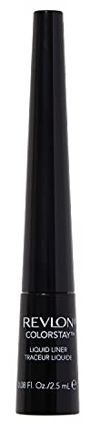 Revlon Liquid Eyeliner, ColorStay Eye Makeup, Waterproof, Smudgeproof, Longwearing with Ultra-Fine Tip, 251 Blackest Black, 0.08 Fl Oz (Pack of 1)