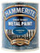 ICI Hammerite 5092938 Direct to Rust Metal Paint - Hammered Blue Finish 750ML