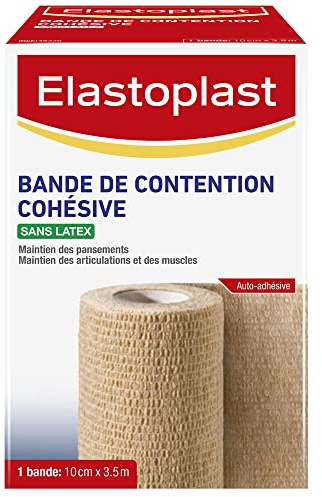 Elastoplast Bande de Contention Cohésive 10 cm x 3,5 m - Chair