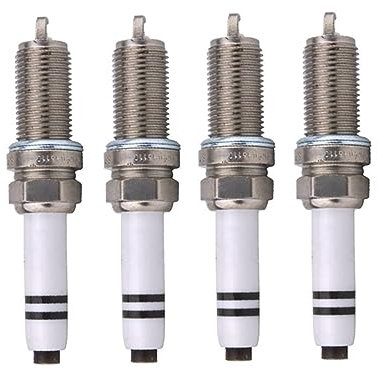 KFJFDHES 4 Teile/los 06K905611C Platin Zündkerze Kompatibel Mit Audi A1 A3 A4 A5 A6 Q5 S3 TT 2015 2016 1,8 2,0 L 0241140516 Zündkerze Solides Terminal