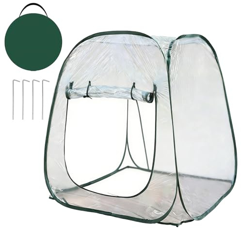 Serra Mini da Esterno - Protezione Invernale per Piante - Tenda Copripiante Invernale | Per Giardinieri Coltivatori Principianti Giardino Terrazzo Balcone Cortile Ponte Frutteto Vivaio