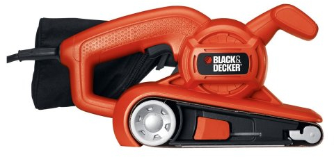 BLACK+DECKER 720 W Angled Belt Electric Sander for Adjoining Surfaces, KA86-GB