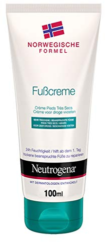 Neutrogena Formule Norvégienne Crème pour les pieds/de soins pour pieds hydratante pieds secs/24h l'humidité/2 X100ml