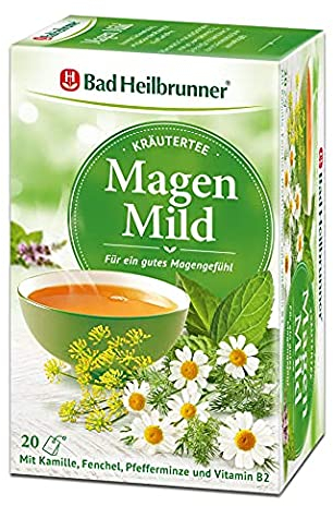 Bad Heilbrunner Magen mild Tee im Filterbeutel, 1er Pack (1 x 20 Filterbeutel)
