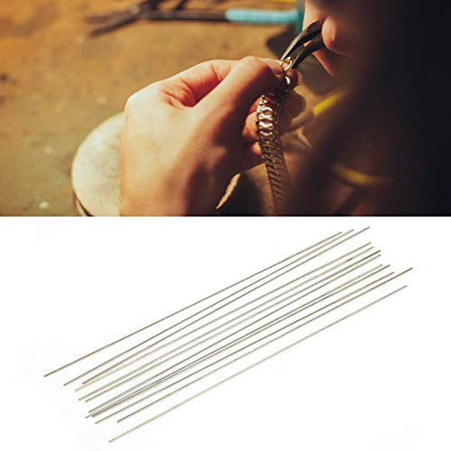 ZJchao 12 Hojas de Sierra de Acero de Tungsteno Para Cortar Joyas, Dientes en Espiral, Alta Dureza Para Aserrar Madera, Plástico, Espuma, Metales Blandos (3#)