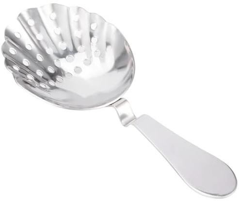 Passoire à glace en acier inoxydable, cuillère filtre à glace, accessoires de bar et de cuisine, argenté
