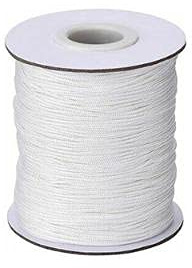 1.5mm & 2mm Roman Blind Cord String In White (2mm, 50 Meters) | White Roman blind cord string in 2mm, 50M length. Strong and durable replacement cord for blind repairs.