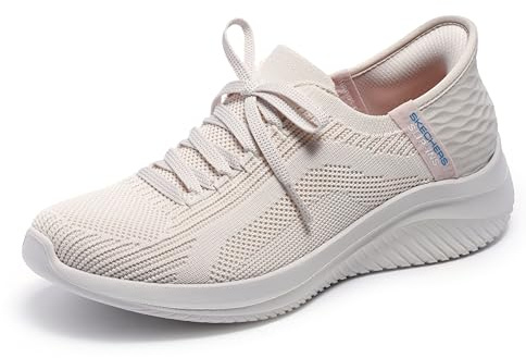 Skechers Ultra Flex 3.0 Brilliant Path Zapatillas sin Cordones de Calzado fácil para Mujer, 10 Wide