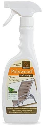 Belardo Polywood Kraftreiniger 500ml - Biologisch abbaubar und einfach anwendbar: Der ultimative Reiniger für Deine WPC und BPC Möbel - Natürliche Inhaltsstoffe - Kraftvoll + Umweltfreundlich
