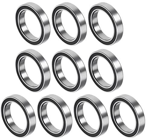 QUARKZMAN 6702-2RS 15x21x4mm Kugellagerx10Stk Chromstahl | für Werkzeuge DIY-Projekte Maschinen Doppelt versiegelt