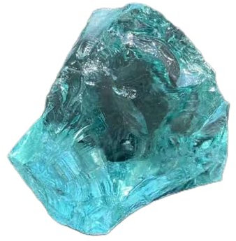 Glaçure colorée en cristal bleu de mer clair, pierres précieuses écrasées, remplissage de Vase en verre, aménagement paysager d'aquarium, artisanat de décoration de maison Collections de la maison ( S