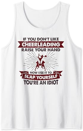 Heben Sie Ihre Hand, schlagen Sie sich selbst - Hobby Funny Cheerleading Tank Top