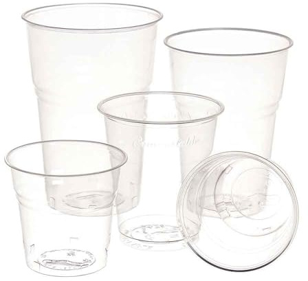 G.M. DISTRIBUZIONE 100 Bicchieri Kristal da 160ml in PS Trasparente, Riutilizzabili, Per Yogurt, Cocktail, Vini bianchi e rossi, Liquori, Bicchieri Multiuso Riutilizzabili per Bar e Lounge Bar