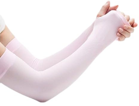 divuukyi Protezioni Solari Raffreddamento Braccio Coperture Manicotti Guida Senza Dita Maniche Sole Regolabile Manicotto D