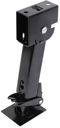 GOXQIT Stabilizzatore per Rimorchio Jack telescopico for rimorchio da Viaggio, stabilizzatore for rimorchio Pieghevole, Jack da 12 a 18, for rimorchio for Camper/Barche per Martinetto