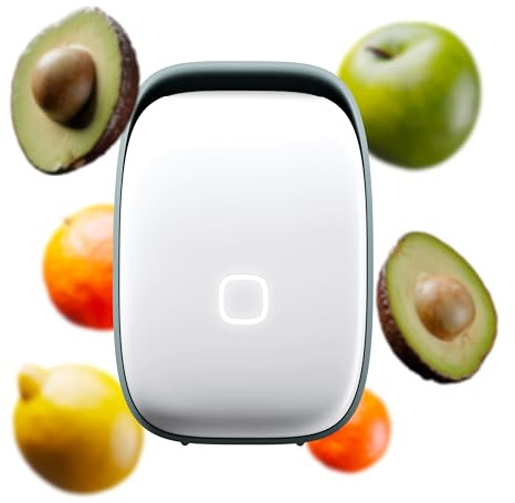VITESY SHELFY Smart Device per Frigorifero | Estende Freschezza Cibo e Riduce Spreco Alimentare | Elimina Batteri e Cattivi Odori | Tecnologia IoT | Filtro Fotocatalitico (Bianco Nuovo)