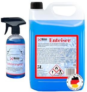 WWotan Solutions Wotan's 5,5L Scheibenenteiser - Enteiserspray Scheiben Enteiser Auto (5L + 500ml)