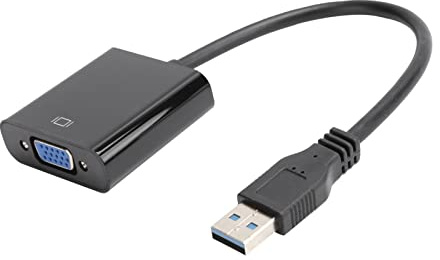 ZDETGU Cable Convertidor Adaptador USB a VGA para 7 8 10 con Resolución de Admite Transferencia Rápida de 5 Gbps para Configuración de Escritorio Extendida Accesorio para Múltiples Pantallas