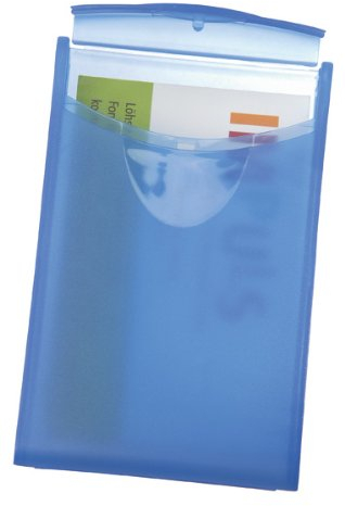 HAN 2002-64 Visitenkarten-Etui Cognito, blau-transluzent