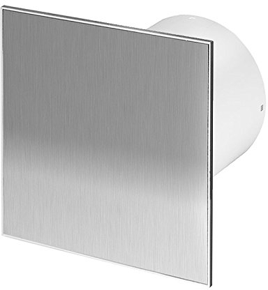 Awenta Badlüfter Wand-Ventilator inox Ø 100 mit Nachlauf, Kugellager Silent Trax - Line System+